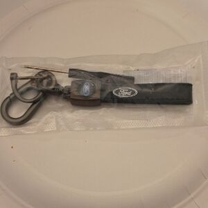 Ford Black Key Holder Keychain   Carabiner New Sealed